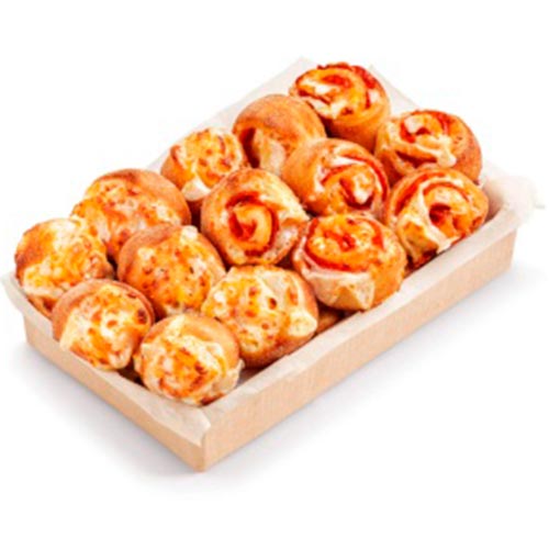 Рулетики с пеперони и сыром